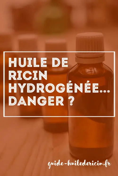 huile de ricin hydrogénée